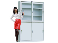 HDK-01 Wide Upper Glass Sliding Cabinet