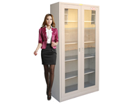 HDX-23 Universal Glass Swing Door Cabinet