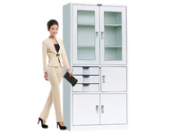 HDX-10 Glass Swing Door Disc Cabinet