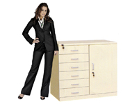 HD-017 Low 6-drawer Cabinet