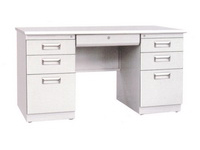 HDZ-02B Double-Cabinet Office Desk