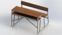 HDZ-29 Student Double School Desk